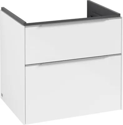 Image de Villeroy & Boch Subway 3.0 armoire sous lavabo, 2 tiroirs, 622x576x478mm, C57600VE