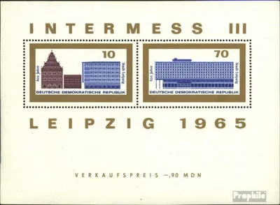 Produktbild von Briefmarken DDR 1965 Mi Block23 gestempelt Internationale Briefmarkenausstellung / Bl.23/24