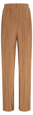Produktbild von Bequeme lässige beige Faltenhose aus 100 % Polyester Größe M mit elastischem Bund