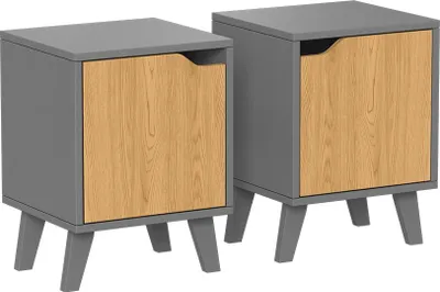 Obrázek produktu pro Noční stolek Vicco Malu Antracit/dub 2 díly, Model 56398