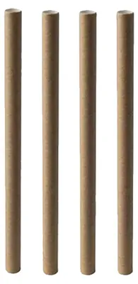 Produktbild von 200 Bubble Tea Halme Papier "pure" Ø 12 mm · 20 cm braun