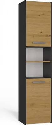 Produktbild von Topeshop S40 ANTRACYT/ARTISAN Aufbewahrungsschrank für Badezimmer