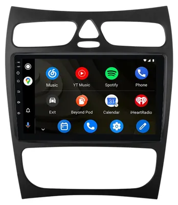 Obrázek produktu pro 128GB Android autorádio pro Mercedes-Benz CLK W209 2002–2009 9‘’ CarPlay Android Auto GPS Bluetooth WiFi DAB+ navigace