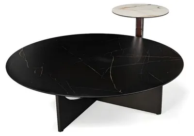 Immagine prodotto di Tavolino da caffè Tavolino da caffè di design in metallo Tavoli eleganti moderni