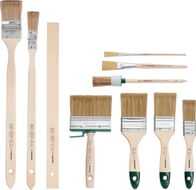 Produktbild von PARKSIDE® Pinselset 10tlg. Set (Lasur)