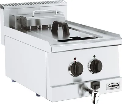 Obrázek produktu pro Komerční elektrická fritéza s objemem 10 litrů - 1 nádrž, 400 V, 7,5 kW