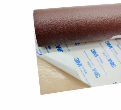 Immagine prodotto di Kit di riparazione per ecopelle per mobili - 50 x 120 cm - Marrone scuro