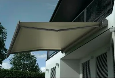 Produktbild von Sonnino Kassettenmarkise Markise Sonnenschutz Led Motor 4x3 Obravia Beige