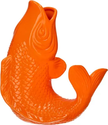 Produktbild von Gift Company Mamsell Koi Fisch Vase S neon orange 25cm