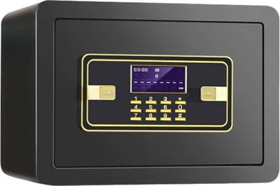 Produktbild von Wasser- und Feuerfeste digitale Geld- und Dokumentenkiste mit LED-Licht und externer Batteriebox