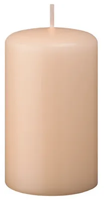 Produktbild von Flachkopf-Stumpenkerzen Champagner 70 x Ø 70 mm, 12 Stück