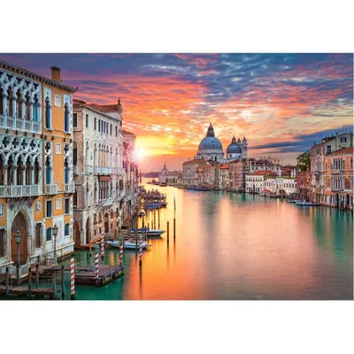 Image de Puzzle de 500 pièces - Venise au coucher du soleil