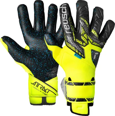 Produktbild von Reusch Torwarthandschuhe Attrakt Fusion Guardian mit hervorragendem Grip 2025 safe yell/silver/black 10