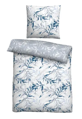 Produktbild von Traumhaft schlafen - Castell - Markenbettwäsche Baumwoll Renforce Bettwäsche 0040996 RANKE color: grau, size: 1x 155x220 cm + 1x 80x80 cm