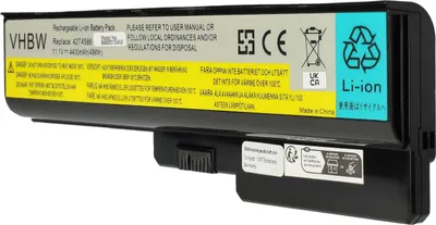 Produktbild von vhbw Akku kompatibel mit Lenovo 3000 V450, N500 4233-52U, Y430 Notebook (4400 mAh, 11,1 V, Li-Ion)