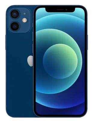 Produktbild von Apple iPhone 12 mini , 13,7 cm (5.4"), 2340 x 1080 Pixel, 64 GB, 12 MP, iOS 14, Blau