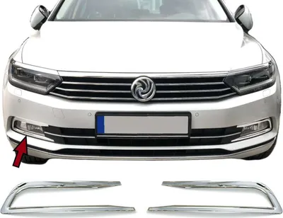 Immagine prodotto di TELAIO FARO IN ACCIAIO INOX CROMATO per VW PASSAT 3G B8 | da 2014-