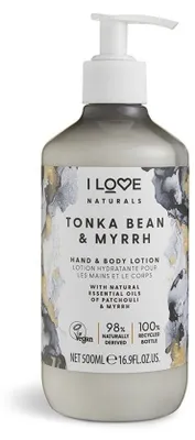 Productafbeelding van I Love Naturals Body- en handbalsem Tonkaboon & Mirre, 500 ml