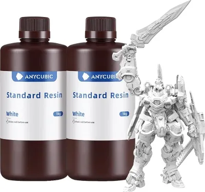 Immagine prodotto di Resina per stampa 3D, indurimento rapido, alta precisione, 2 kg, bianca