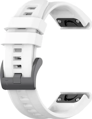 Produktbild von INF Silikon-Uhrenarmband für Garmin Fenix 7S 20mm Weiß