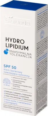 Obrázek produktu pro BIELENDA Hydro Lipidum Hydratační a ochranný bariérový krém SPF50 - suchá a citlivá pleť 30ml