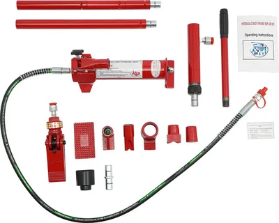 Produktbild von Hydraulikheber, hohe Tragfähigkeit, kompaktes Design, Rot