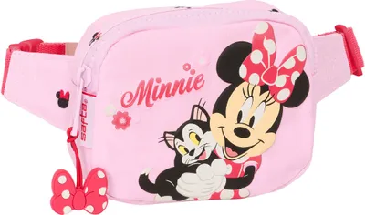 Image de Sac banane Minnie Mouse Naïve Rose 14 x 11 x 4 cm
