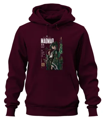 Productafbeelding van Maomao Apothecary Japan Y2K Kusuriya no Hitorigoto Manga Hoodie, donkerrode sweater met capuchon, maat S