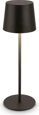 Image de Briloner BOTA Lampe de table LED sans fil IP44 – Batterie rechargeable, variateur tactile à mémoire, noir, Ø11x33 cm, intérieur et extérieur