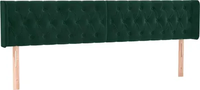 Produktbild von VidaXL 3119167, Dunkelgrün, Polyester, Holz, 1830 mm, 78 cm, 88 cm, 160 mm