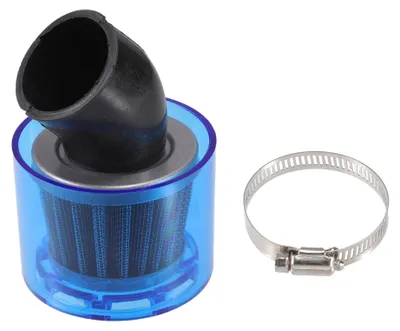 Imagen del producto de Limpiador de filtro de aire curvo de 40 mm - Filtro de motor para 110-125cc - Adecuado para motocicletas/ATV - Duradero - Aumenta la entrada de aire - Fácil de instalar - Filtro de aire