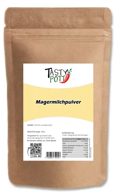 Produktbild von Tasty Pott Magermilchpulver in  ab 1kg - 1 Beutel