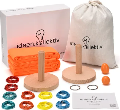Obrázek produktu pro ideen.kollektiv Kugelkurier - teambuildingová hra, skupinová hra pro 3-10 osob, podporuje komunikaci a týmovou spolupráci, pro workshopy, školení a akce