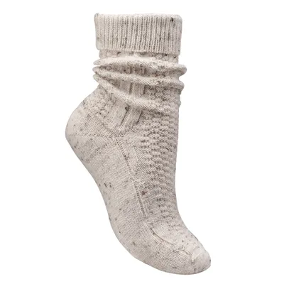 Produktbild von RS Harmony Trachtensocken Wolle Natur Tweed Zopfmuster 2 Paar Gr. 39-42