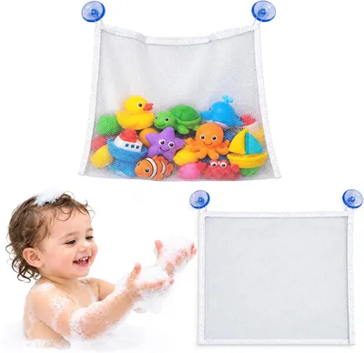 Produktbild von Badspeelzeugnetz wasserfest, 34 x 45 cm, 2 Stück, für die Badorganisation