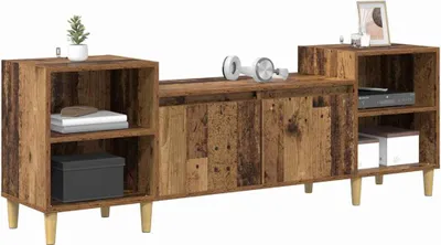 Obrázek produktu pro Televizní skříň 160 x 35 x 55 cm Staré dřevo Kompozitní dřevo