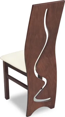 Produktbild von Design Lehnstuhl Stühle Polster Küchen Stuhl Sessel Holzstuhl Lehnstühle Holz