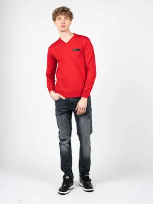 Zdjęcie produktu dla Plein Sport Sweter "Merino" - MVPS90252 - Czerwony- Rozmiar: XXL(EU)