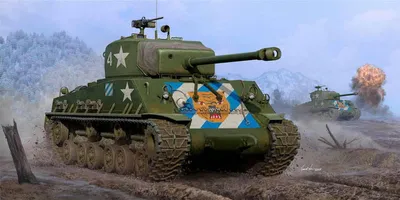 Imagen del producto de Tanque medio M4A3E8 - Modelo tardío / Escala 1:16