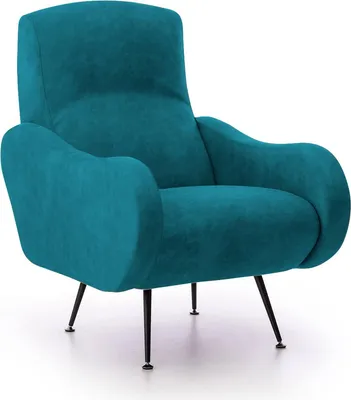 Produktbild von Lasnigo - Sessel, 70x100x98h cm Blau, Armlehnen Italy