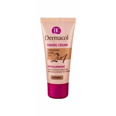 Productafbeelding van Dermacol Hydraterende crème en gezichtsmake-up, natuurlijke tint, 30 ml
