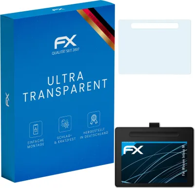 Produktbild von atFoliX FX-Clear 2x Schutzfolie kompatibel mit Wacom Intuos M Displayschutzfolie