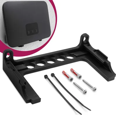 Produktbild von Wandhalterung passend für Telekom Speedport Smart 4 Router Wandhalter WLAN Halterung Halter mit Kabelmanagment