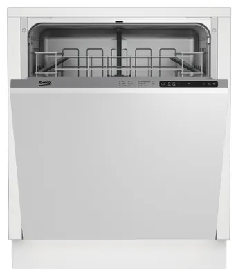 Zdjęcie produktu dla Beko BDIN38530C, W pełni wbudowany, Pełny rozmiar (60 cm), Czarny, Czarny, Przyciski, Dotyk, Zimny