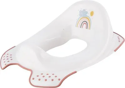 Image de Réducteur de toilettes Rainbow WC-Brilverkleiner pour enfants d'environ 15 mois à environ 4 ans avec antislip Ewa blanc