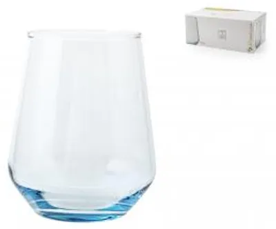 Immagine prodotto di PASABAHCE Set 6 Bicchieri Allegra Turchese Cl42,5