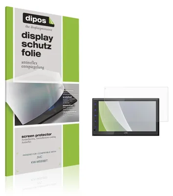 Image de 2x Film de protection d'écran pour JVC KW-M593BT protecteur antireflet dipos