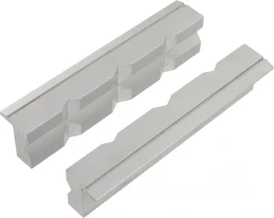 Produktbild von VAR DV-09400-125, Schraubstockbacke, Aluminium, Aluminium, Magnetische Montage, 125 mm, 157 g
