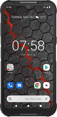 Produktbild von HAMMER Blade 3 6.2“ IPS Outdoor Handy, 48MP Kamera, Militärstandard Smartphone, Mega-Akku 5000mAh mit schneller Ladung, eSIM, NFC, Wasserdicht/Stoßfest, LTE 4G, IP69, Dual SIM - Schwarz