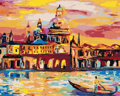 Produktbild von Zuty - Malen nach Zahlen - VENEDIG, 40x50 cm, mit Keilrahmen (bereits gespannt)